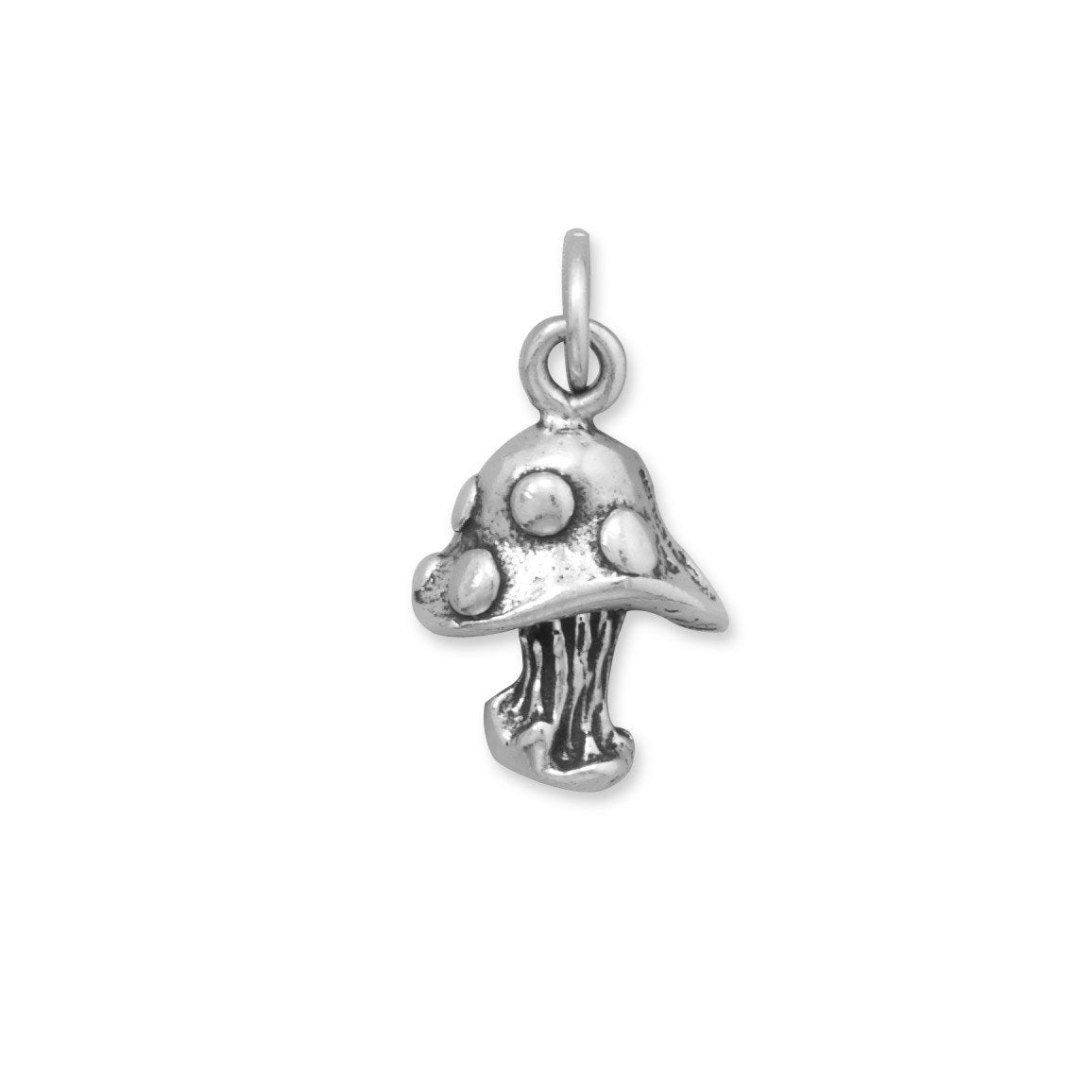 Oxidized Mushroom Charm