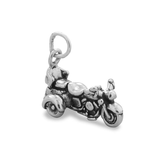 Oxidized Trike Motorcycle Charm