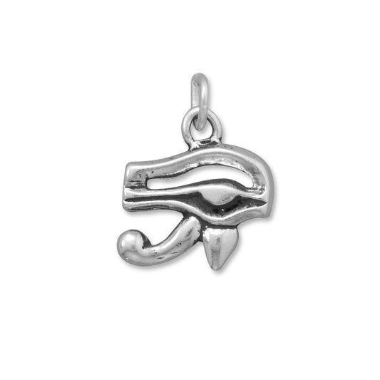 Oxidized Eye of Horus Charm