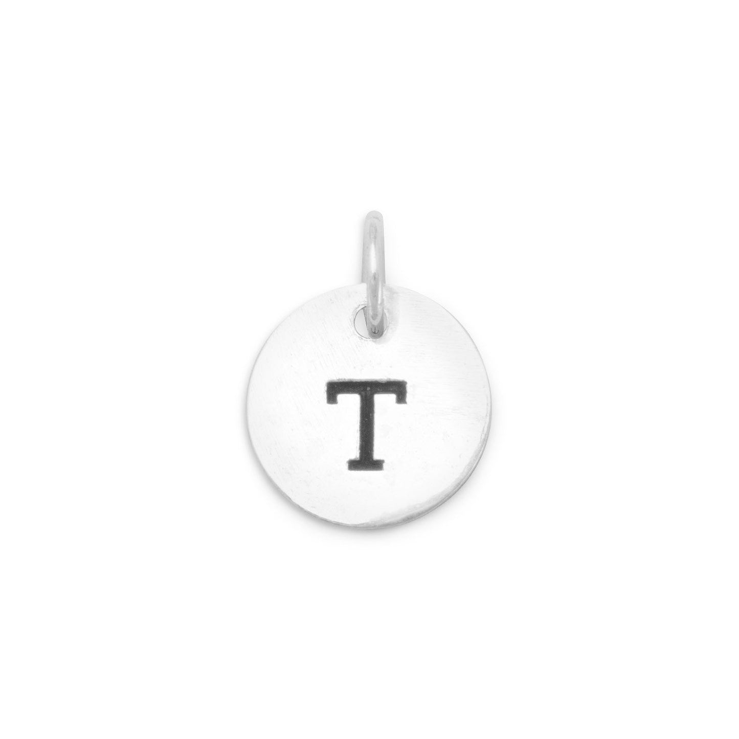 Oxidized Initial "T" Charm