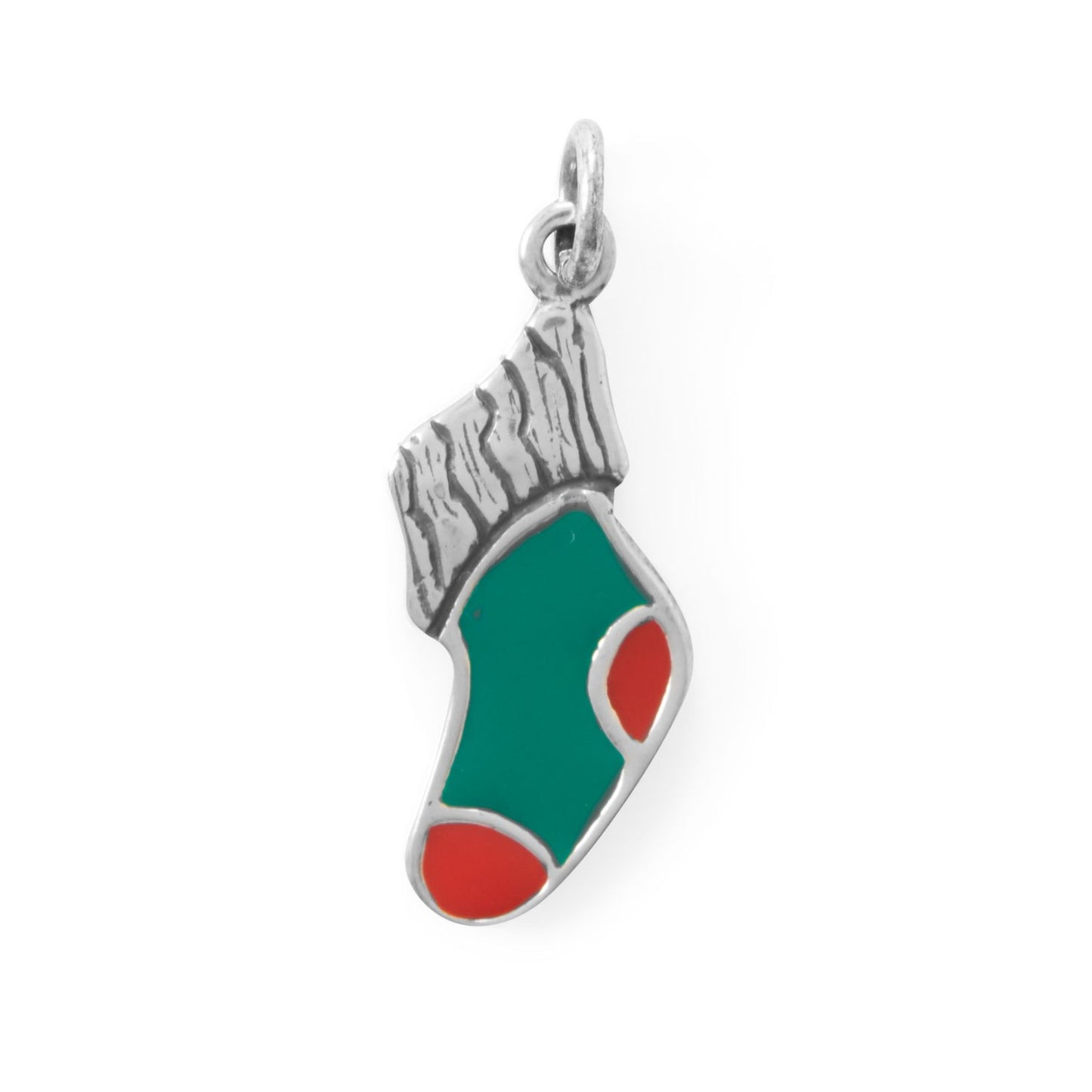 Enamel Stocking Charm