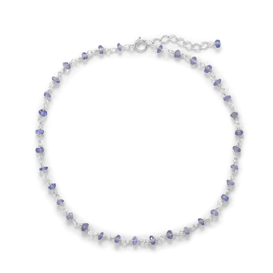 Lavender Love! Tanzanite Anklet