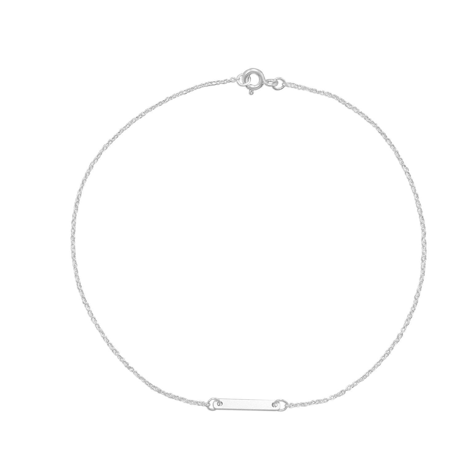 Tiny Bar Anklet