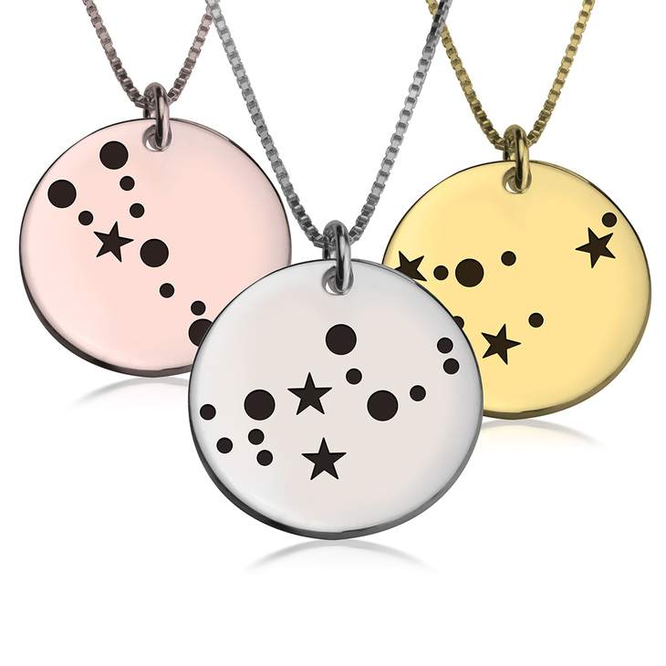 Star Zodiac Constellation Necklace