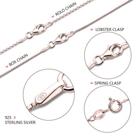 Rose Gold Classic Name Necklace