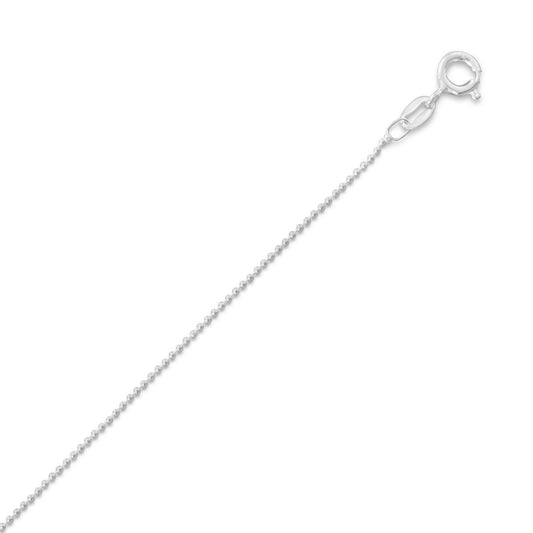 1mm Bead Chain Necklace