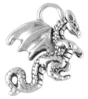 3D Winged Dragon Charm