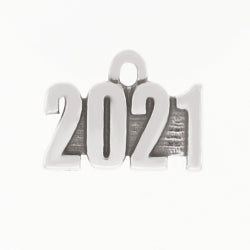 Oxidized "2021" Charm