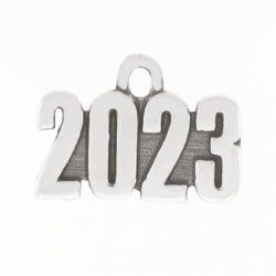 Oxidized "2023" Charm