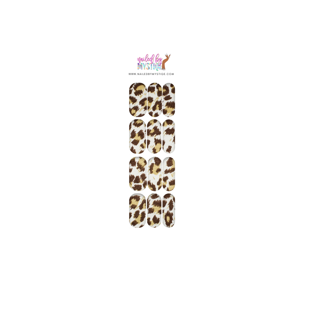 Cheetah Nail Decal