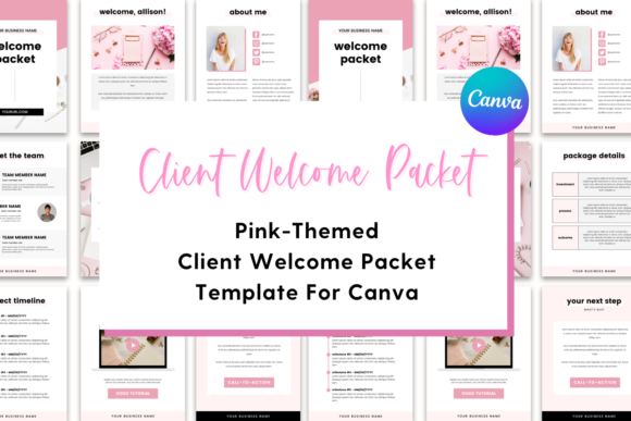 Client Welcome Packet Canva Template