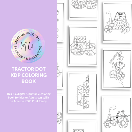 Tractor Dot KDP Coloring Book