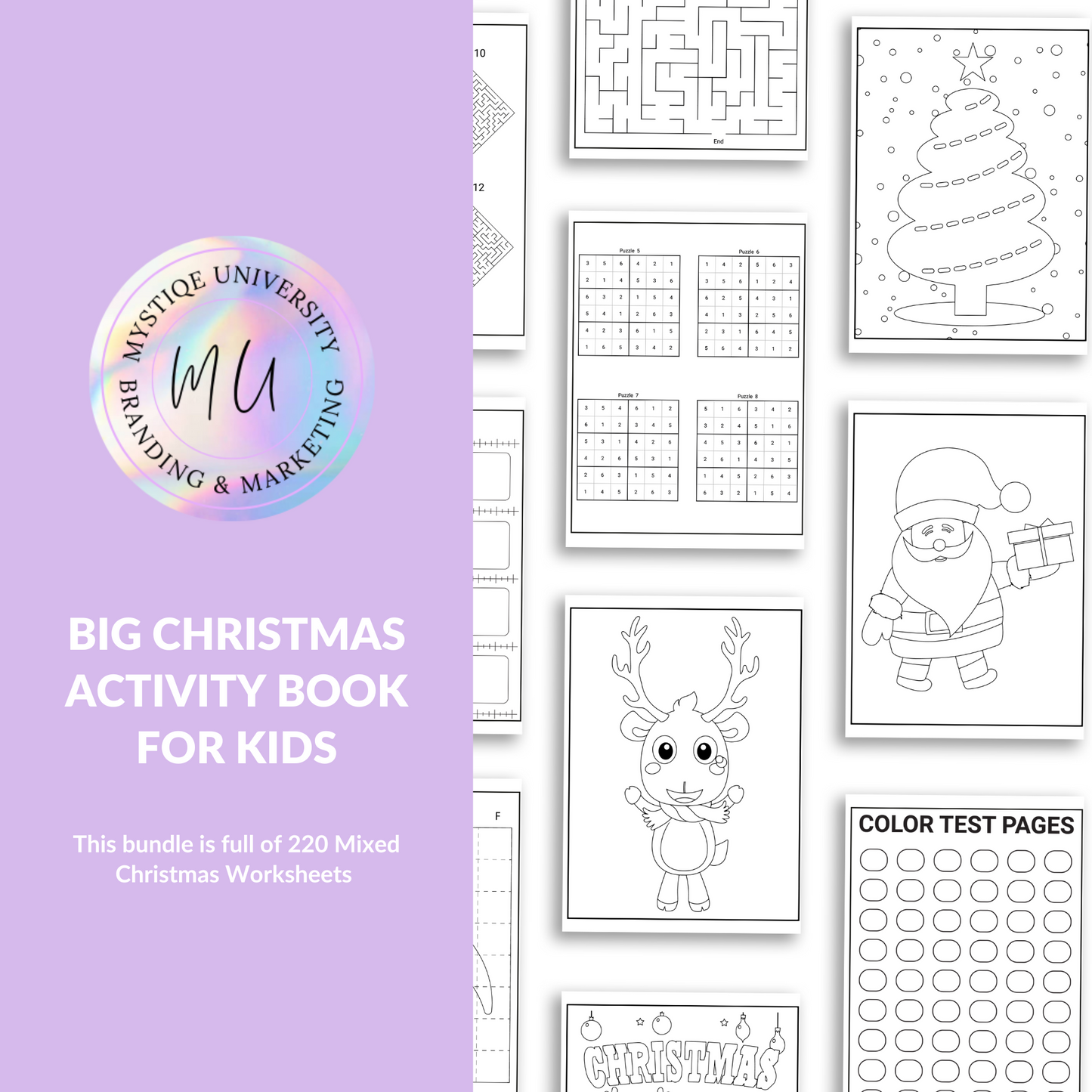 Big Christmas Activity Book for Kids