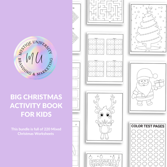 Big Christmas Activity Book for Kids