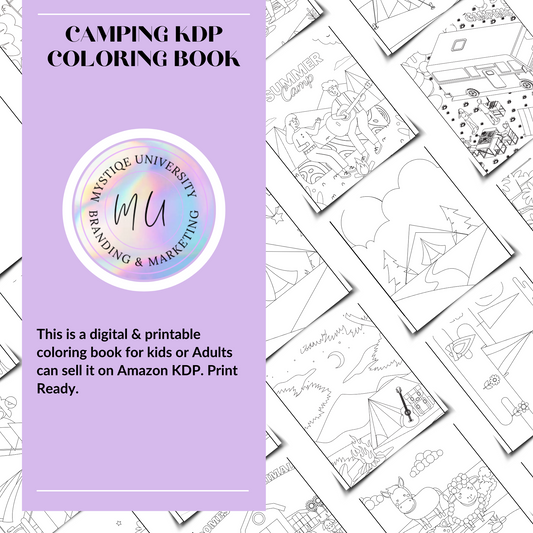 Camping KDP Coloring Book