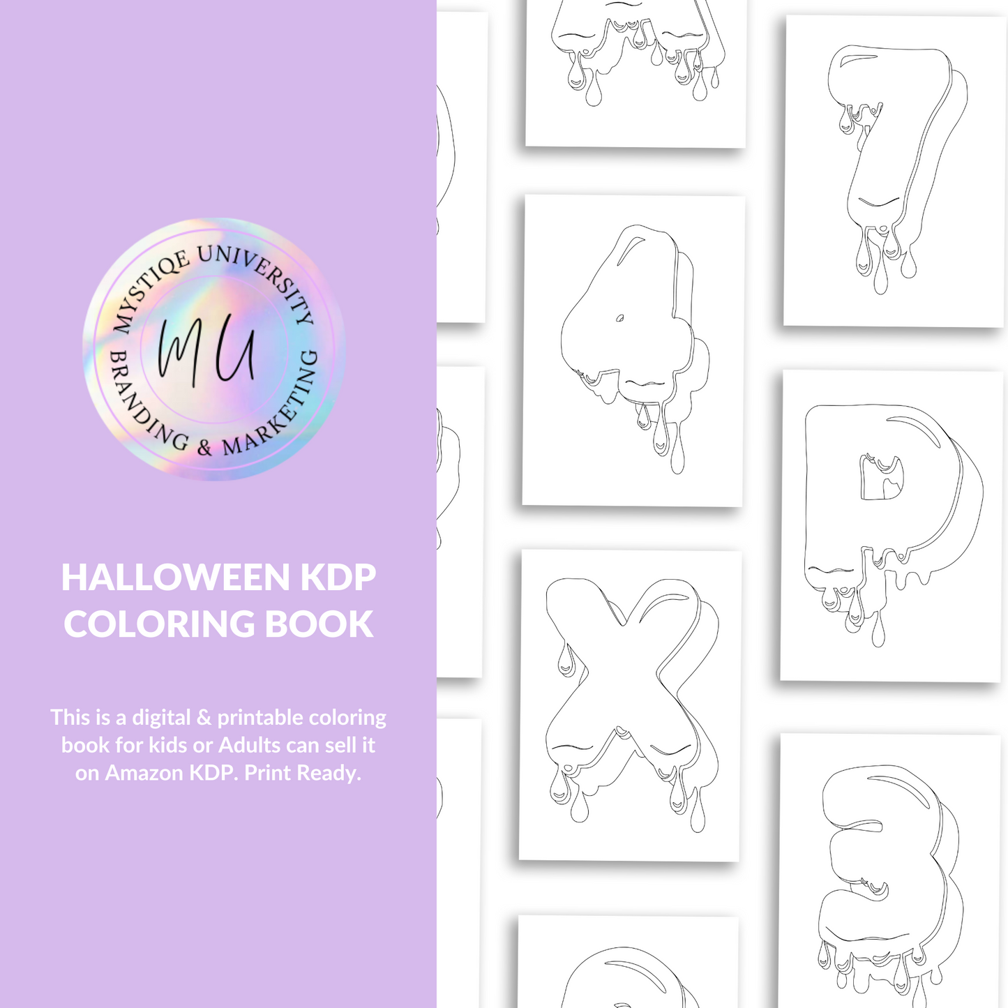 Halloween KDP Coloring Book