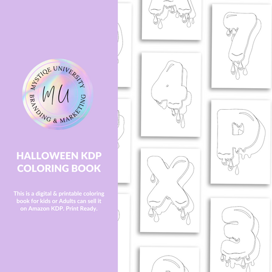 Halloween KDP Coloring Book