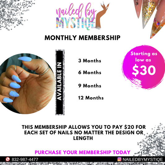 Nailed by Mystiqe Membership