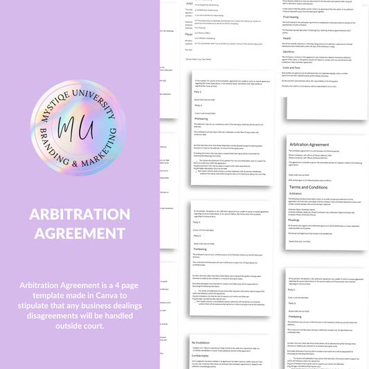 Arbitration Agreement