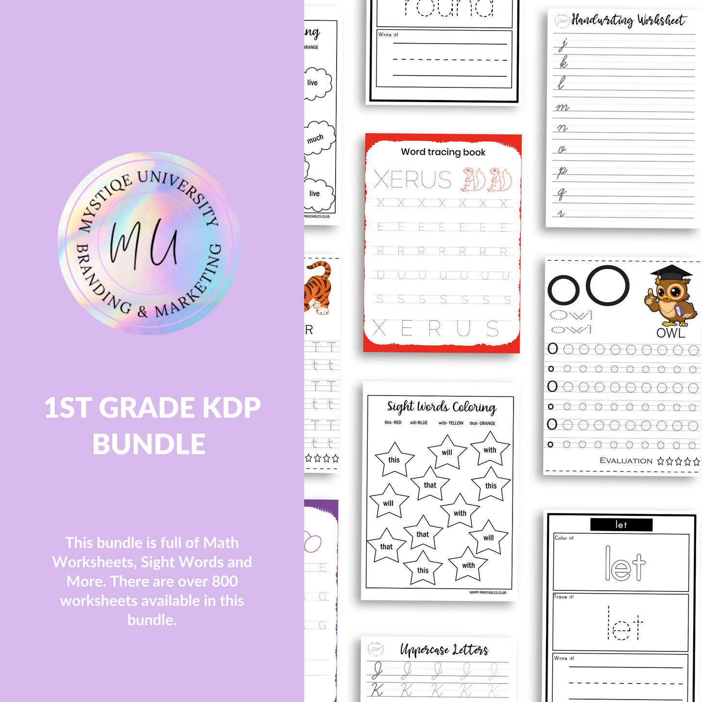 1st Grade KDP Bundle