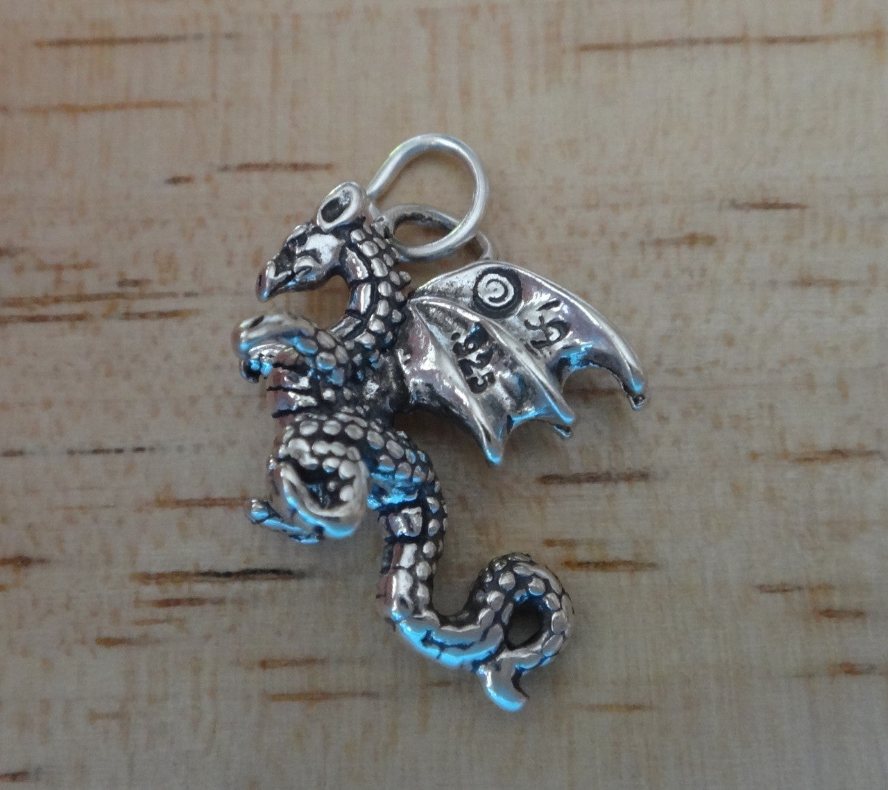 3D Winged Dragon Charm