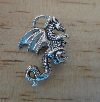 3D Winged Dragon Charm