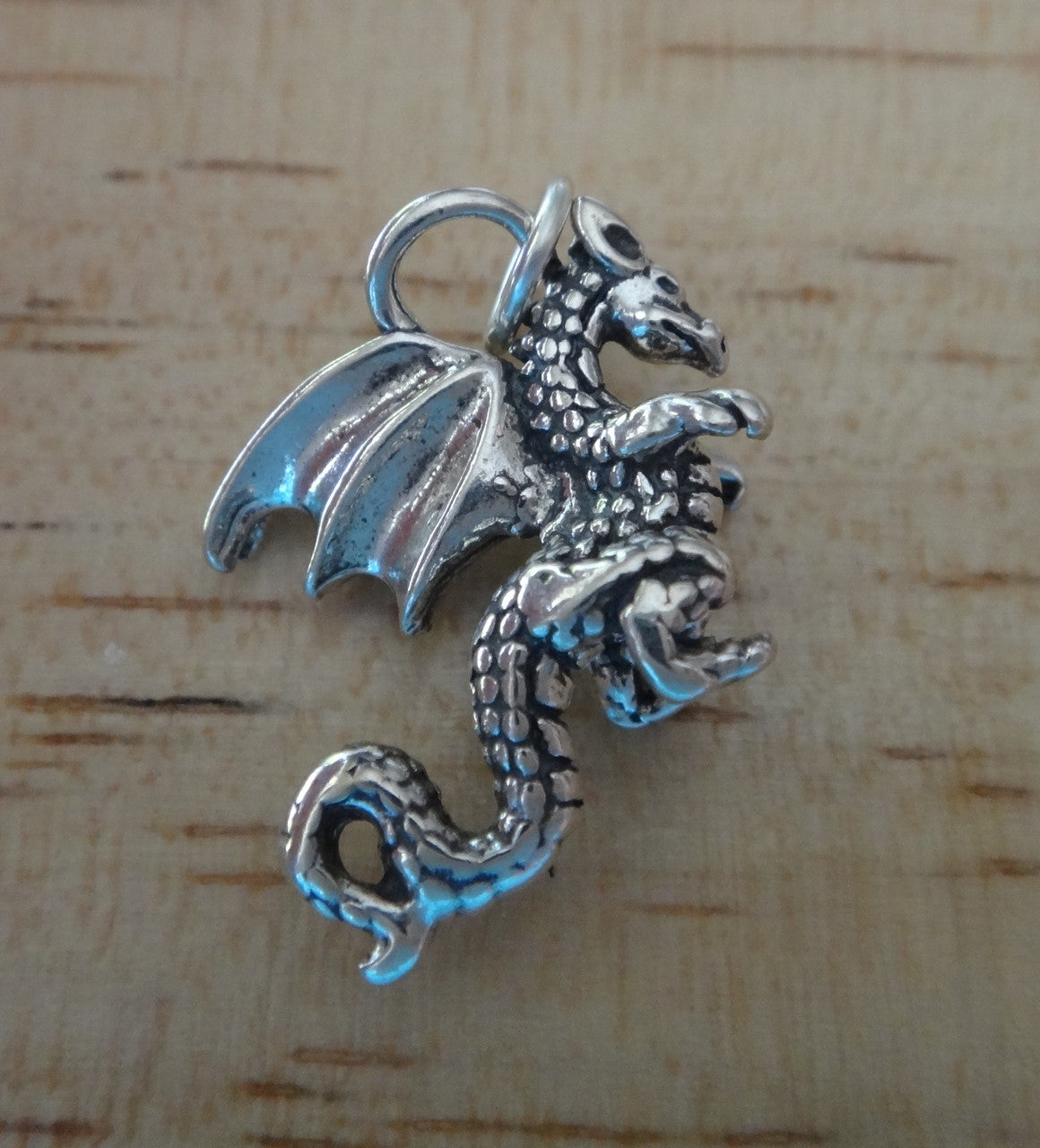 3D Winged Dragon Charm