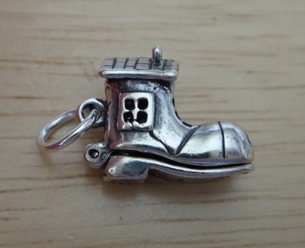 Old Woman in a Shoe  Charm