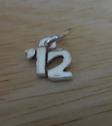 '12 School Graduation 2012 Sterling Silver Charm