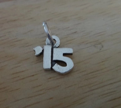 '15 School Graduation 2015 Sterling Silver Charm