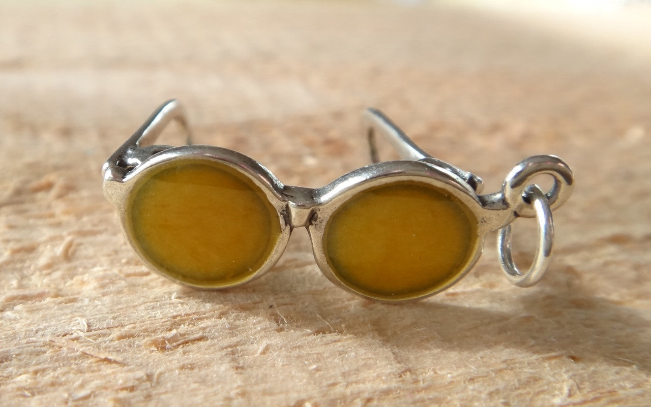 Yellow Enamel Sunglasses Charm