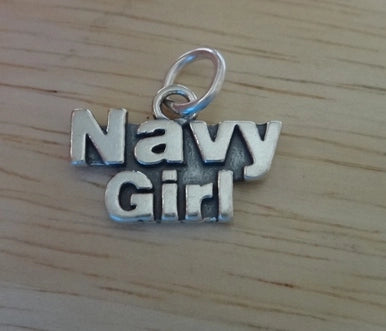 Navy Girl Charm