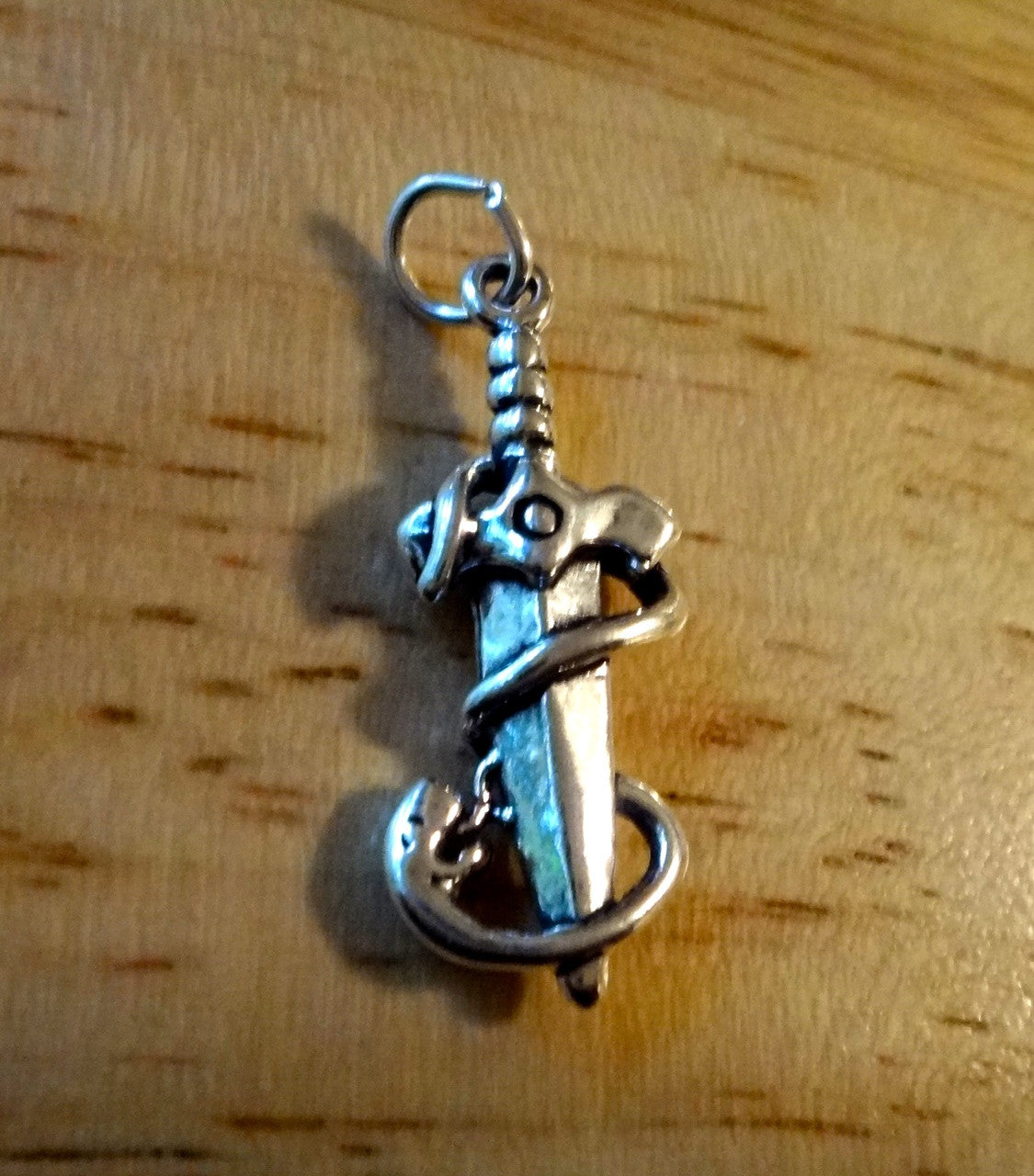 Snake & Dagger Charm