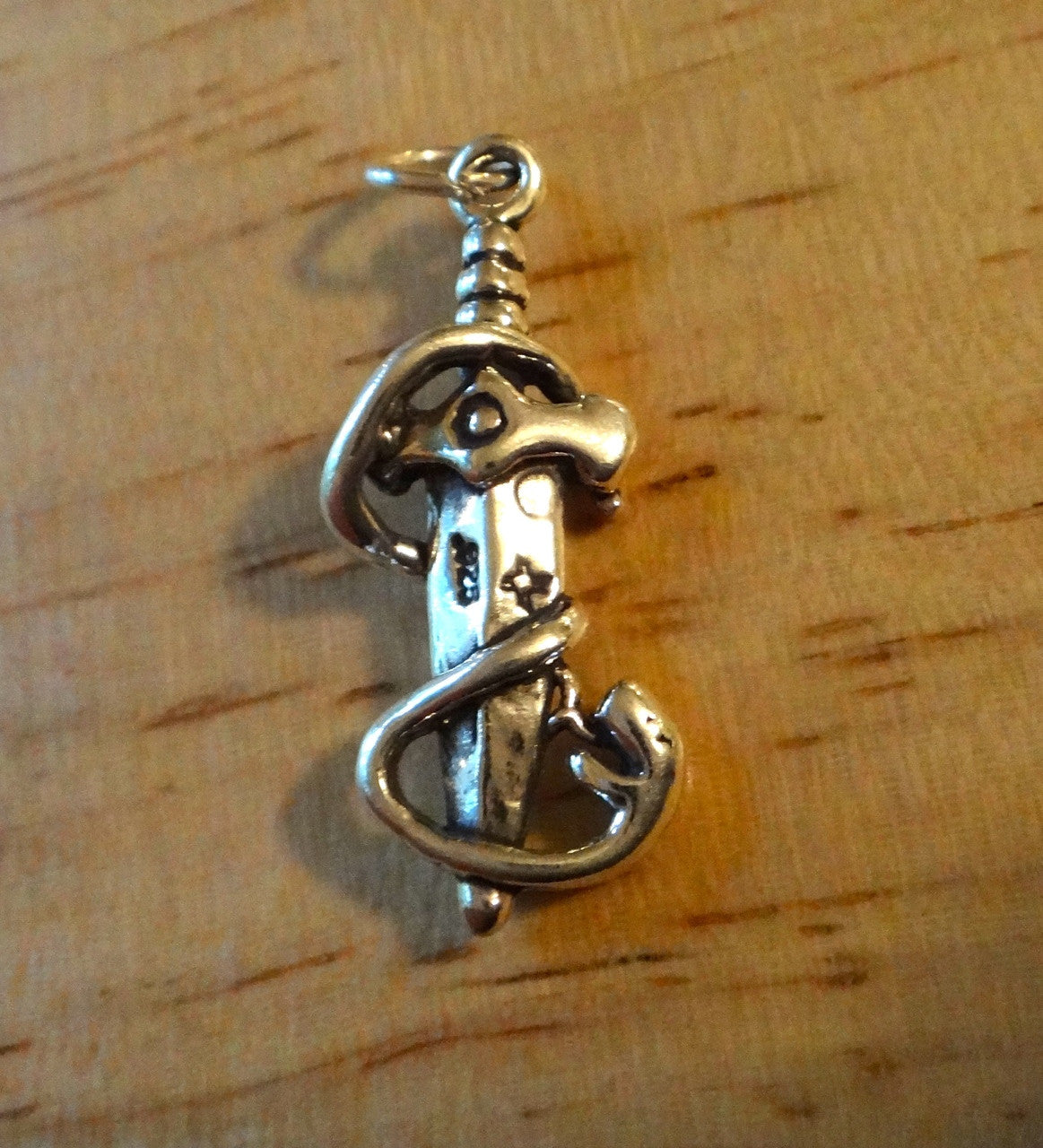 Snake & Dagger Charm