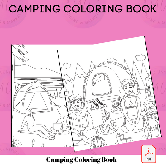 Camping Coloring Book