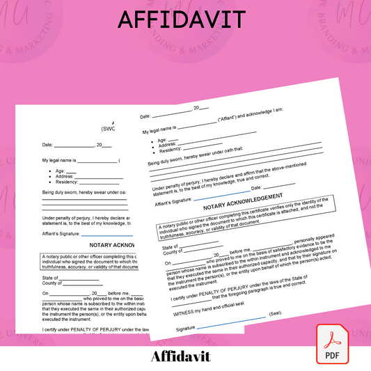 Affidavit