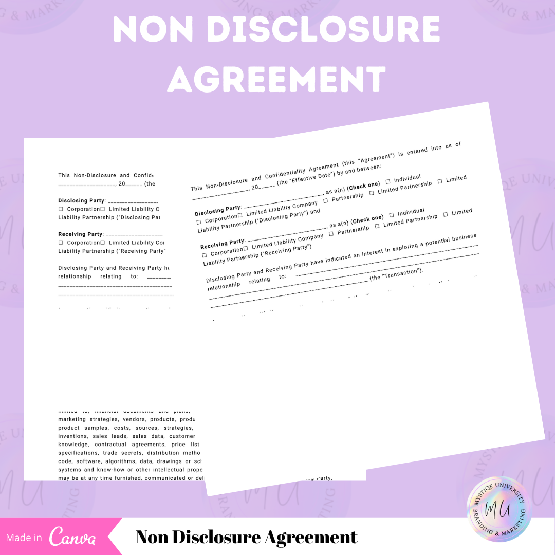 Non-Disclosure Agreement