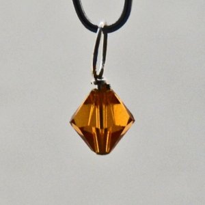 Topaz Birthstone Crystal Dangle - November