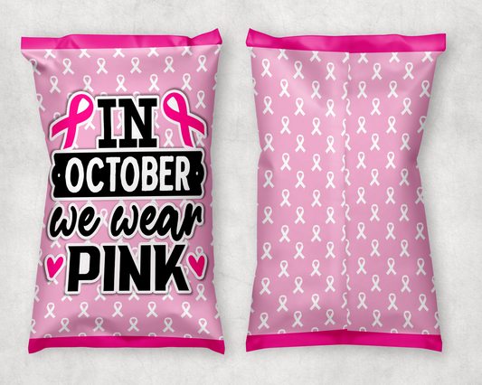 Breast Cancer Awareness Chips Bag Design