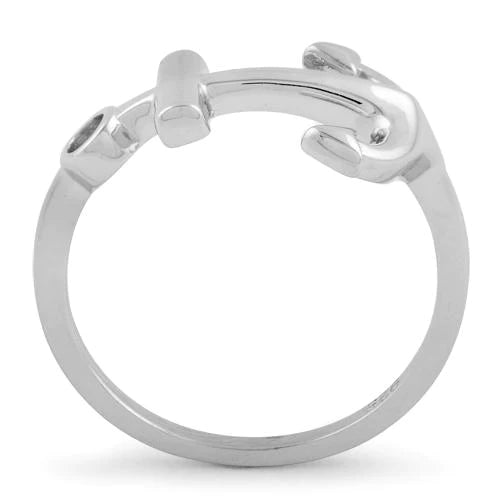 Sterling Silver Anchor Ring