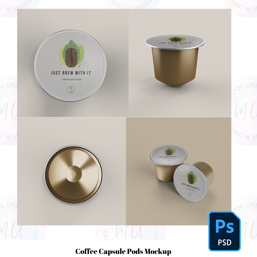 Coffee Capsule Pods Mockup