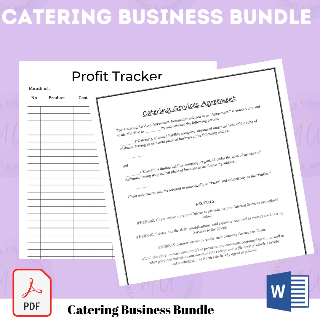 Catering Business Bundle