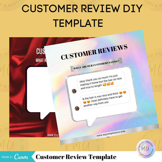 DIY Customer Review Flyer