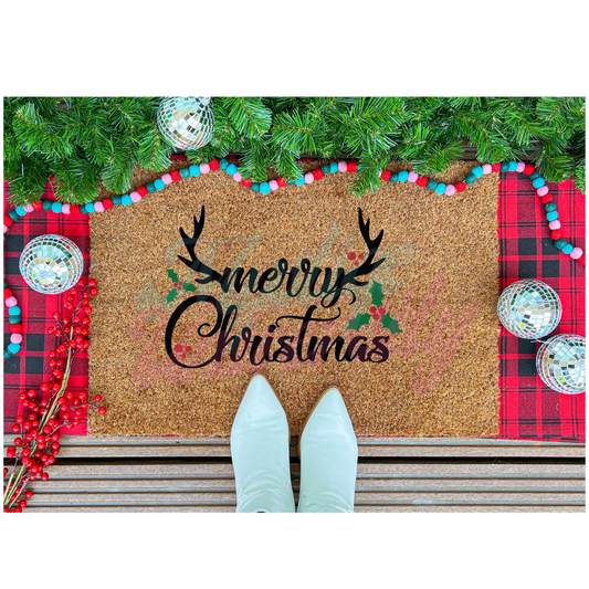 Christmas Doormat Mockup