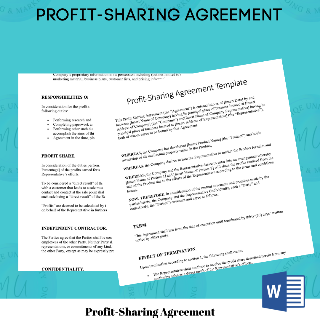 Profit-Sharing Agreement