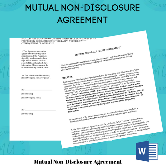 Mutual Non-Disclosure Agreement