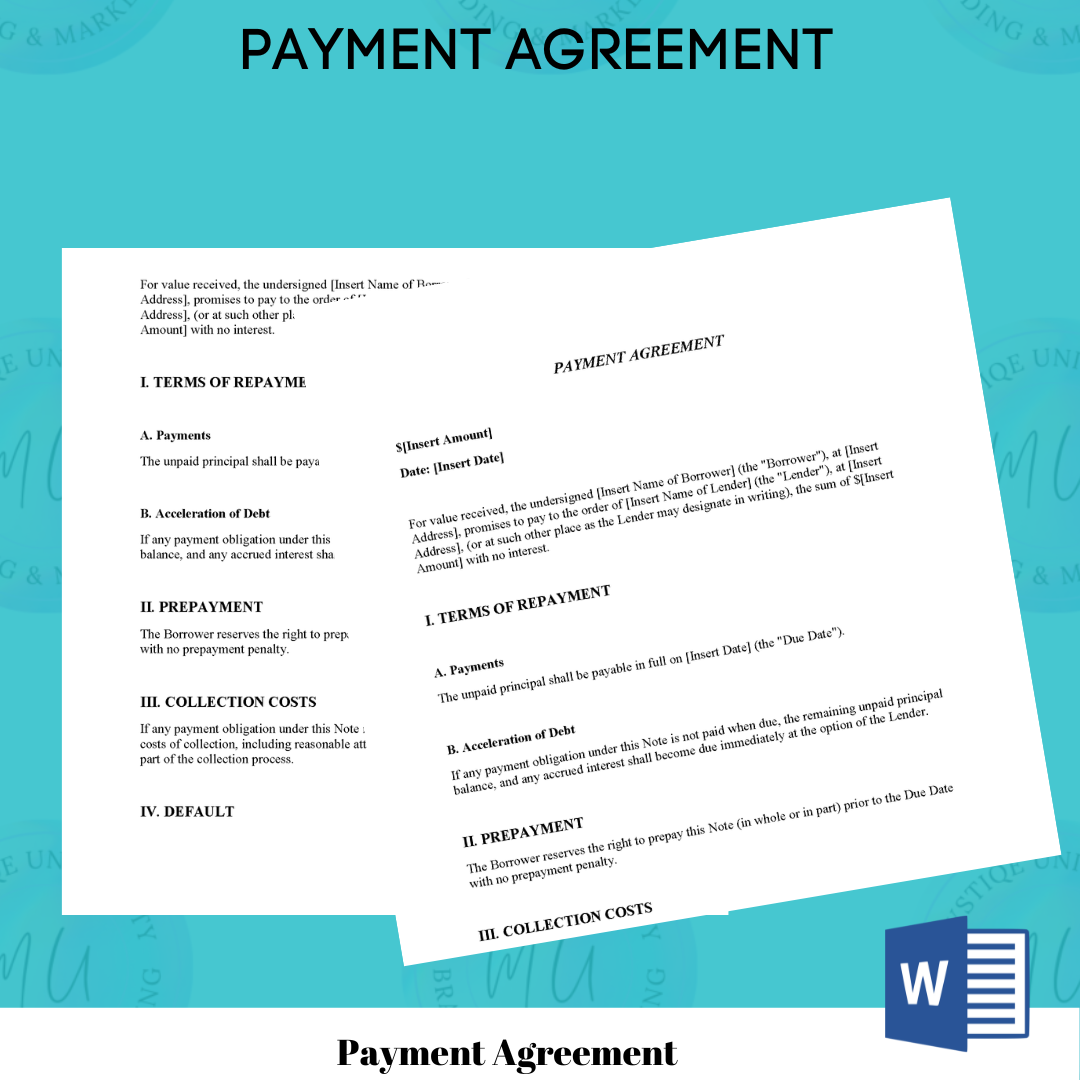 Payment Agreement