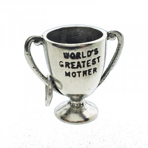 World's Greatest Mother Trophy Charm