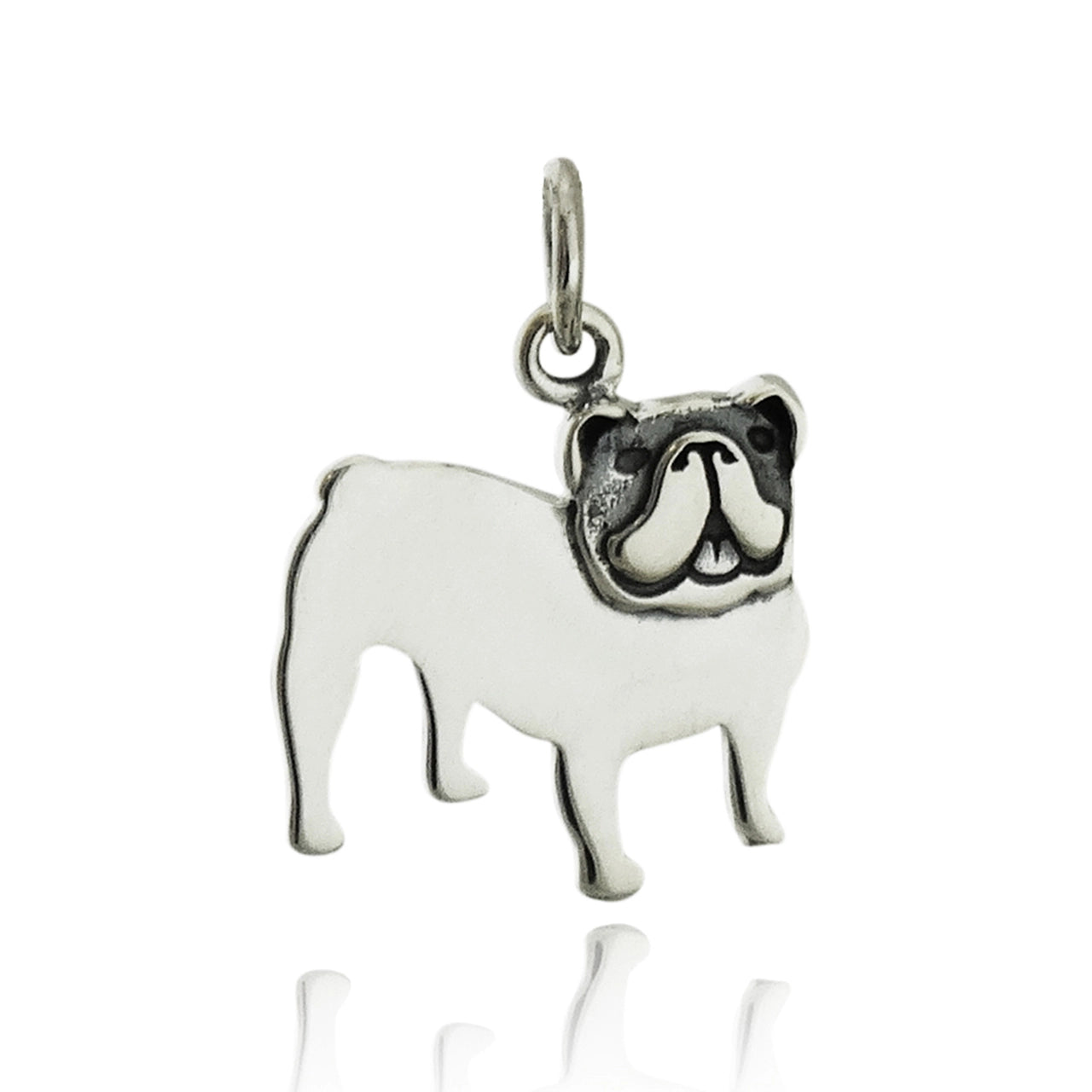 Detailed Bulldog Dog Charm