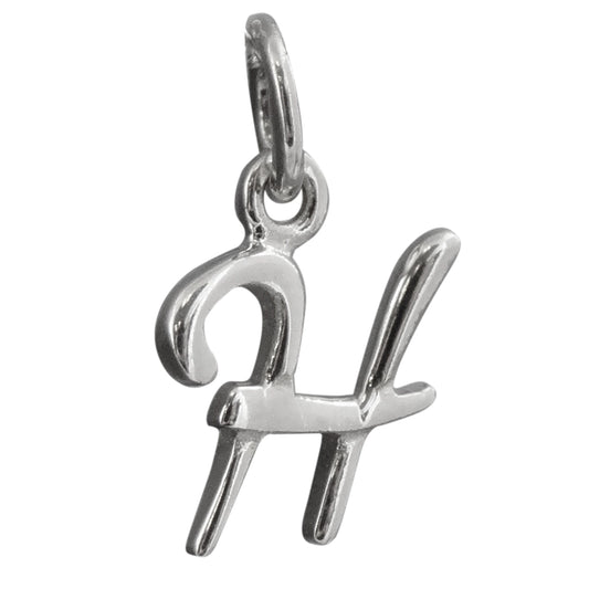 Tiny Initial Letter H Charm